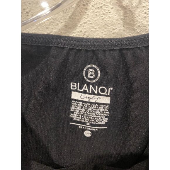 BLANQI Everyday Dress Womens Small Medium Black Short Sleeve Maternity Ruched - Picture 3 of 4